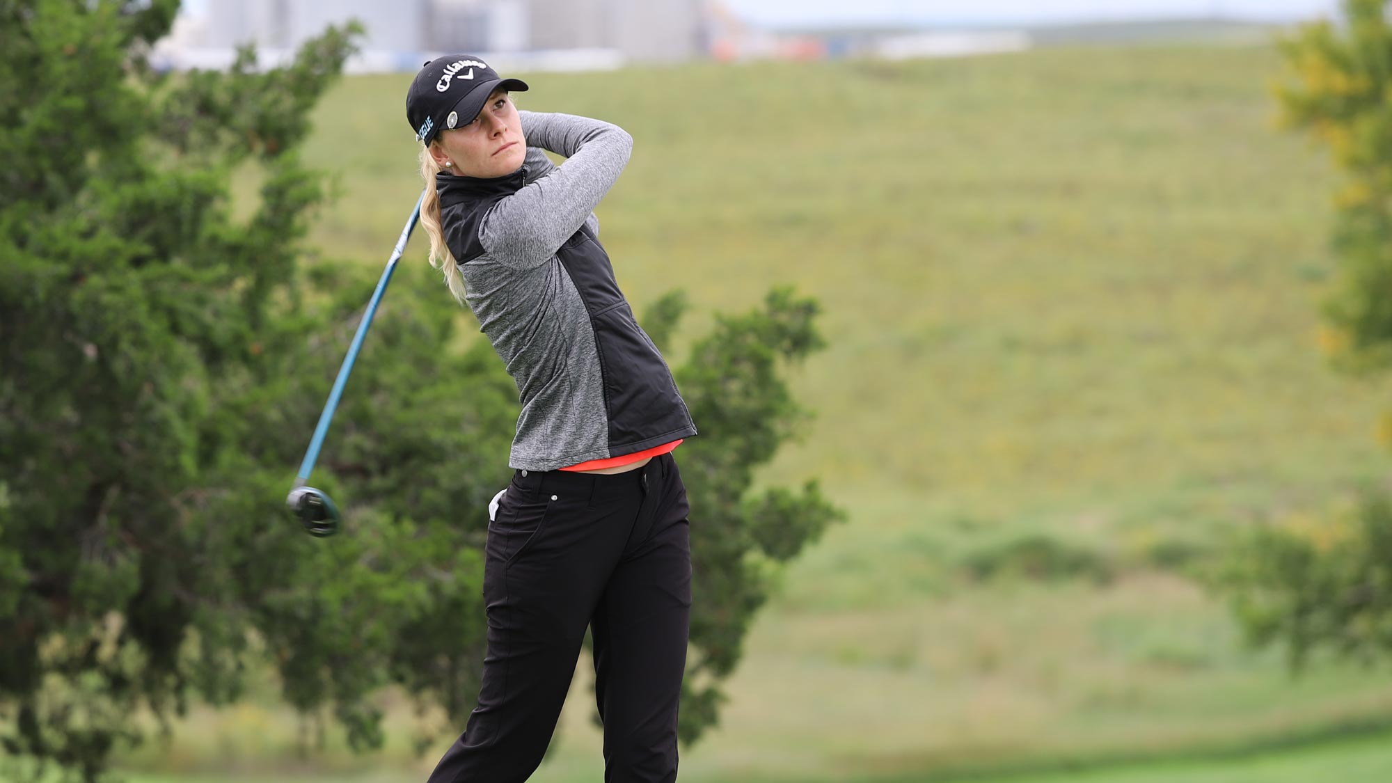 Jenny Haglund during the final round of the Garden City Charity Classic