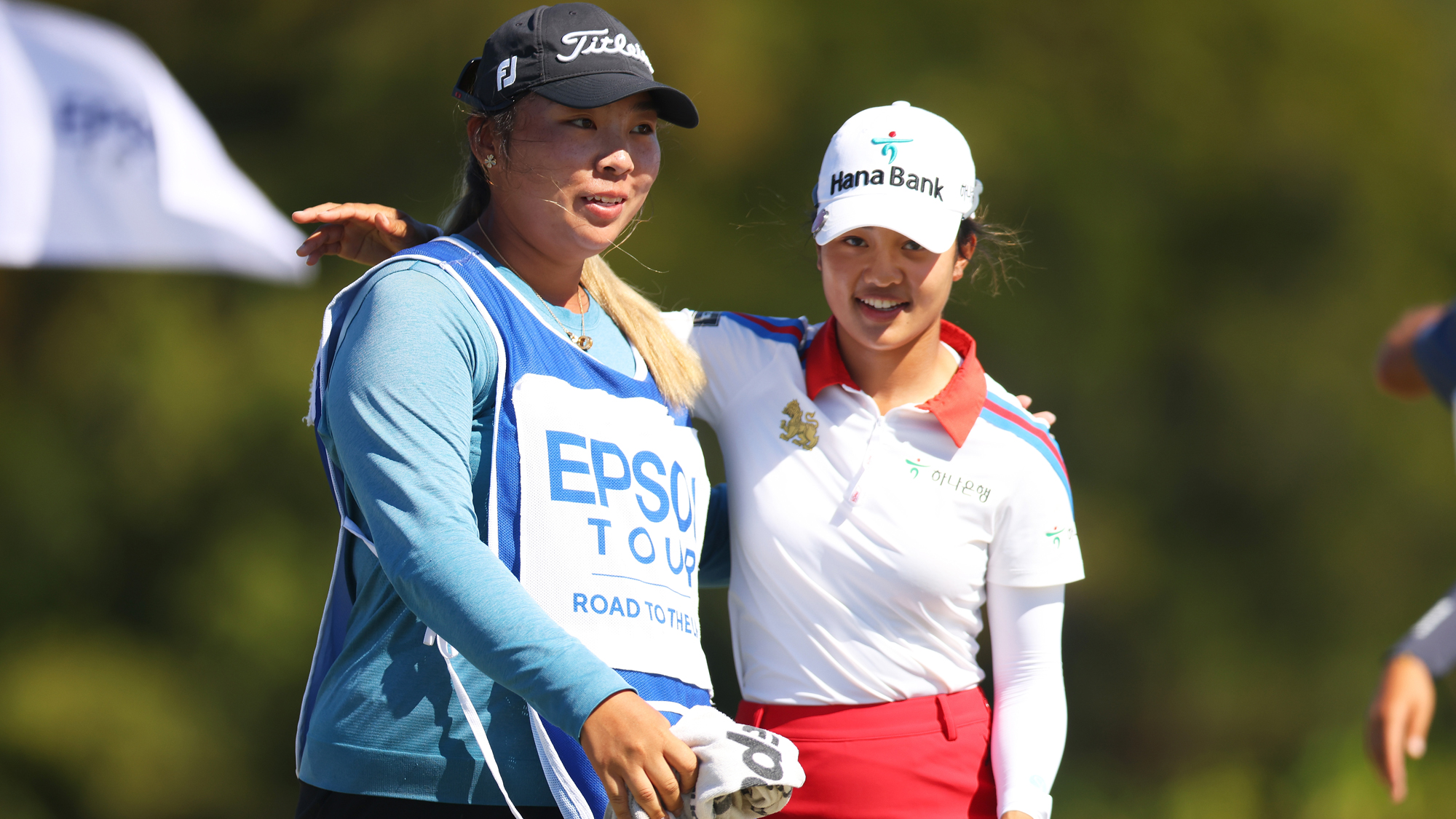 Jaravee Boonchant during the third round of the Epson Tour Championship