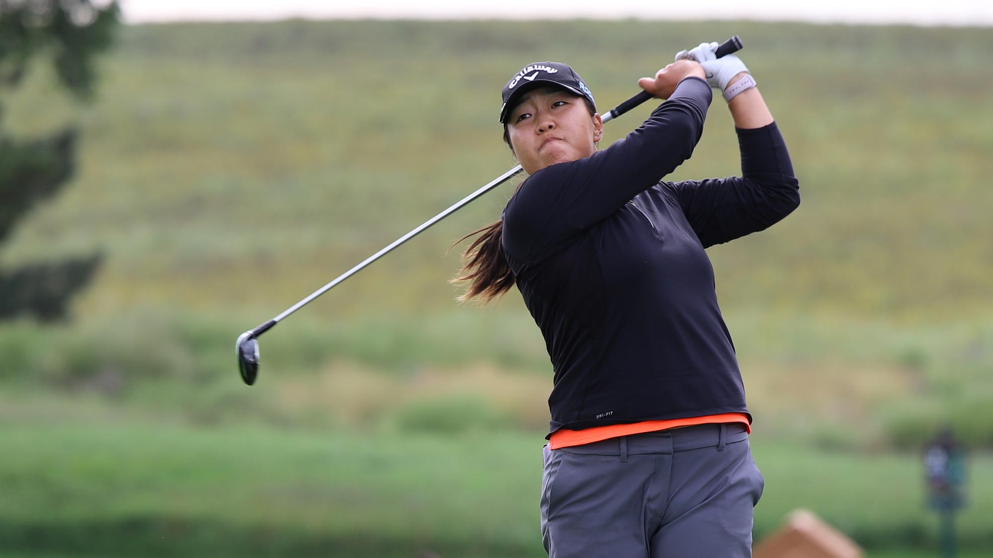 August Kim during the second round of the Garden City Charity Classic
