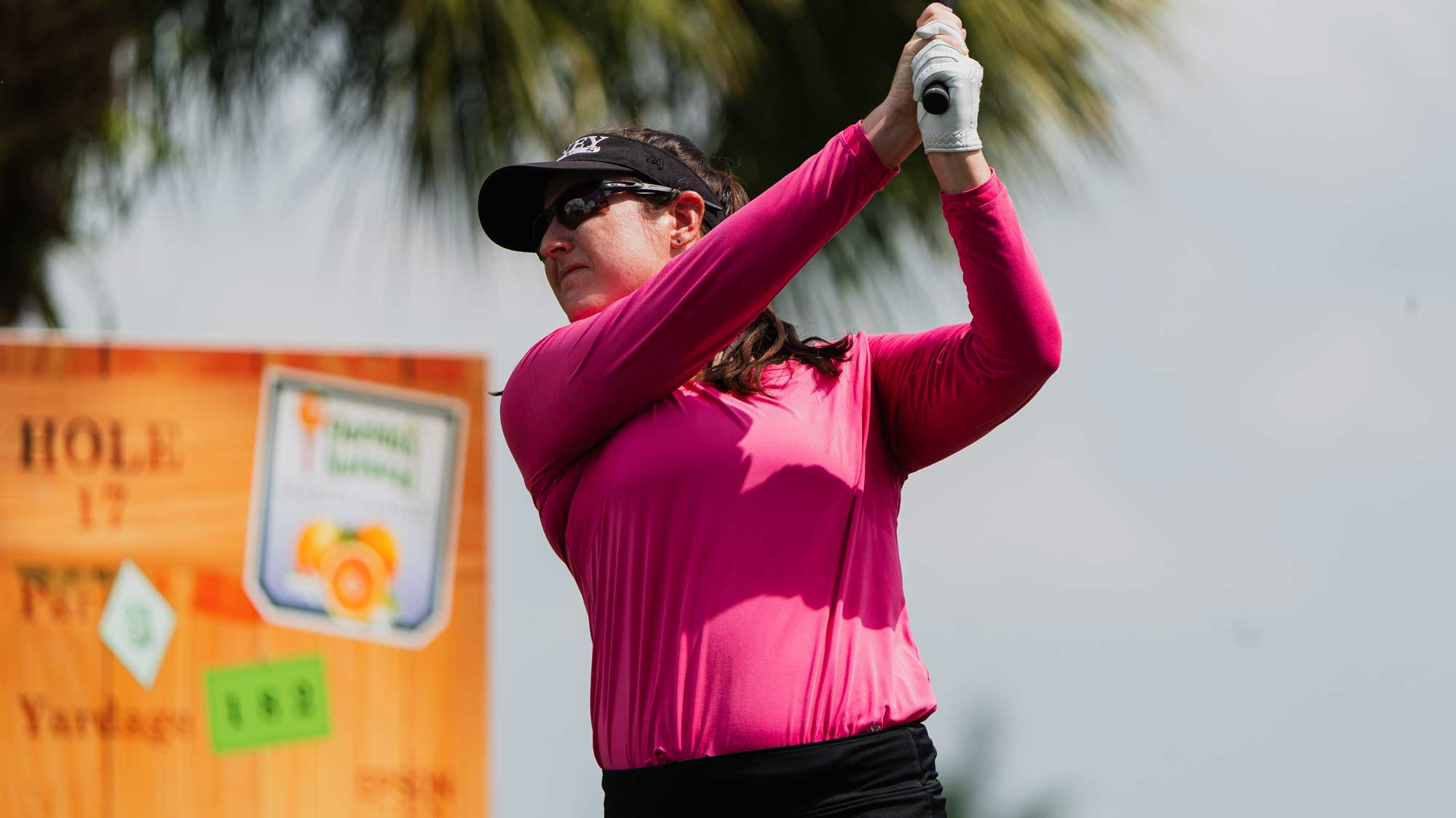 Amelia Lewis during the first round of the Florida’s Natural Charity Classic.