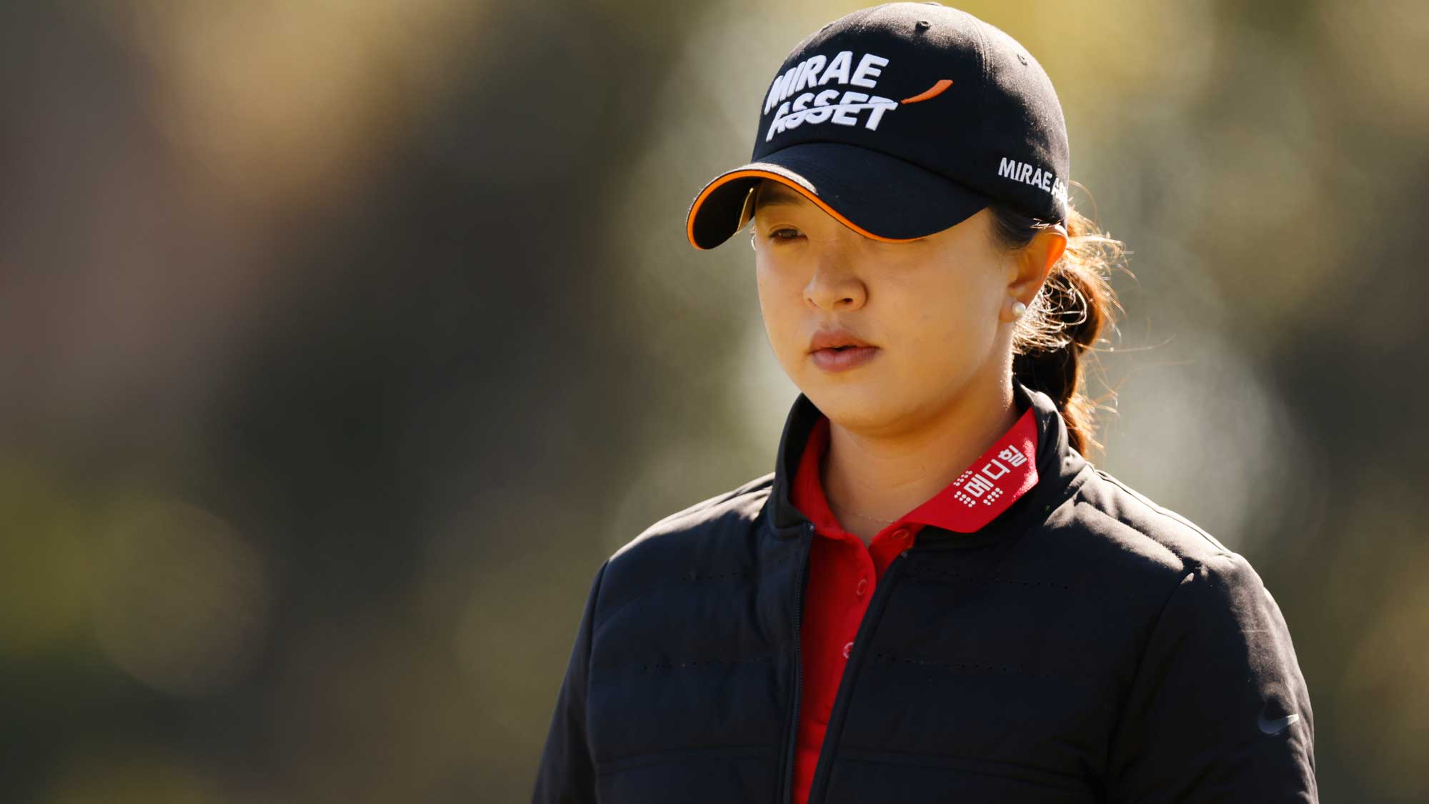 Sei Young Kim of Korea looks on from the third tee during the second round of the CME Group Tour Championship